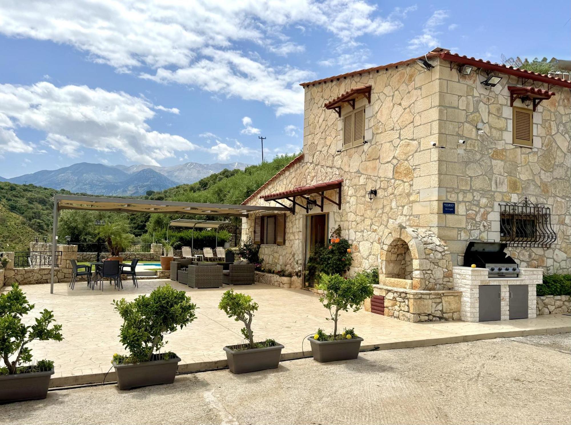 Villa Vangelis Stylos Crete Samonás Eksteriør billede