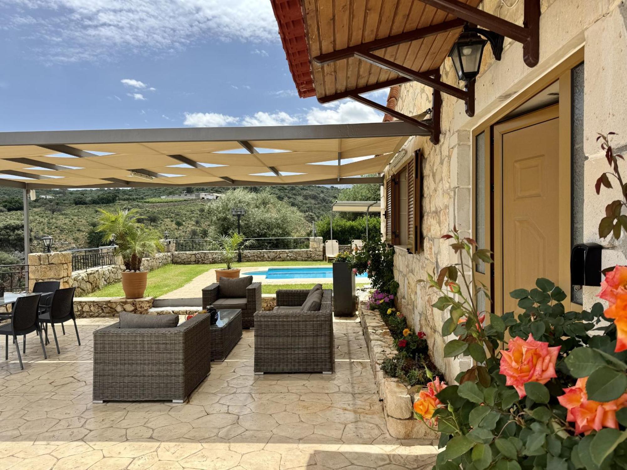 Villa Vangelis Stylos Crete Samonás Eksteriør billede